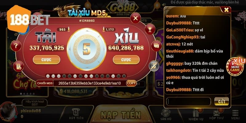 Giới thiệu về tài xỉu 188Bet